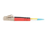 C2G LC-LC 10Gb 50/125 OM3 Duplex Multimode PVC Fiber Optic Cable (LSZH) - Nätverkskabel - LC multiläge (hane) till LC multiläge (hane) - 1 m - fiberoptisk - duplex - 50/125 mikron - OM3 - halogenfri - havsblå 85549