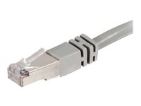 C2G Cat5e Booted Shielded (STP) Network Patch Cable - Patch-kabel - RJ-45 (hane) till RJ-45 (hane) - 30 m - STP - CAT 5e - formpressad - grå 83758