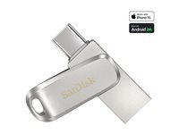 SanDisk Ultra Dual Drive Luxe - USB flash-enhet - 512 GB - USB 3.1 Gen 1 / USB-C SDDDC4-512G-G46