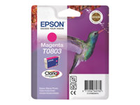 Epson T0803 - 7.4 ml - magenta - original - blister - bläckpatron - för Stylus Photo P50, PX650, PX660, PX700, PX710, PX720, PX730, PX800, PX810, PX820, PX830 C13T08034011