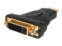 StarTech.com HDMI Male to DVI Female - HDMI to DVI-D Adapter - Bi-Directional - DVI to HDMI (HDMIDVIMF) - Videokort - dubbel länk - HDMI hane till DVI-D hona - svart - för P/N: DK31C3HDPD, DK31C3HDPDUE, SV221HUC4K, SV231DHU34K6, SV231HU34K6, SV431HU34K6 HDMIDVIMF