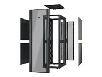 APC NetShelter SX Deep Enclosure Without Sides - Rack skåp - svart - 42U - 19" AR3100X609