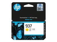 HP 937 - 10 ml - gul - original - Officejet - blister - bläckpatron - för Officejet Pro 9110, 9120, 9122, 9125, 9128, 9130, 9132, 9135, 9720, 9730 4S6W4NE#30B