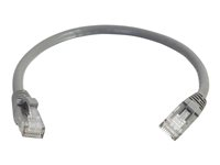 C2G Cat5e Booted Unshielded (UTP) Network Patch Cable - Patch-kabel - RJ-45 (hane) till RJ-45 (hane) - 5 m - UTP - CAT 5e - formpressad, hakfri, tvinnad - grå 83145