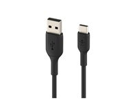 Belkin BoostCharge - USB-kabel - 24 pin USB-C (hane) till USB (hane) - 2 m - svart CAB001BT2MBK