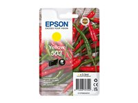 Epson 503 - 3.3 ml - gul - original - blister - bläckpatron - för WorkForce WF-2960 C13T09Q44010