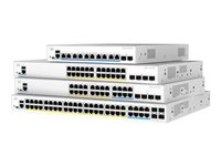 Cisco Catalyst 1300X-48T-4X - Switch - L3 - Administrerad - 4 x 10 Gigabit SFP28 + 48 x 10/100/1000Base-T - rackmonterbar C1300X-48T-4X