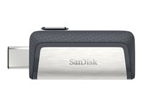 SanDisk Ultra Dual - USB flash-enhet - 128 GB - USB 3.1 / USB-C SDDDC2-128G-G46