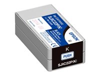 Epson SJIC22P(K) - Svart - original - bläckpatron - för TM C3500 C33S020601