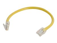 C2G Cat5e Non-Booted Unshielded (UTP) Network Patch Cable - Patch-kabel - RJ-45 (hane) till RJ-45 (hane) - 2 m - UTP - CAT 5e - tvinnad, enhetsstart - gul 83103