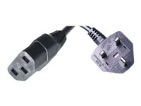 HPE - Strömkabel - BS 1363A (hane) till power IEC 60320 C13 - 1.9 m J9884A