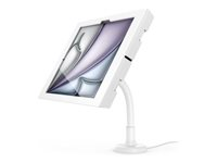 Compulocks - Monteringssats (flexible arm mount) - för surfplatta - inhägnad - låsbar - metallram - vit - skärmstorlek: 13" - bänk, väggmonterbar - för Apple 13-inch iPad Air (M2, M3) 159W13APXW