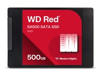 WD Red SA500 WDS500G1R0A - SSD - 500 GB - inbyggd - 2.5" - SATA 6Gb/s WDS500G1R0A