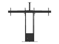 Multibrackets M Motorized Floorbase - Elektrisk lyft - för 2 st. LCD-skärmar/videokonferenskamera - svart - skärmstorlek: 40"-65" - golvstående 7350073739004