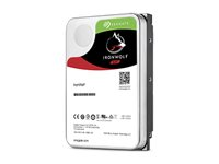 Seagate IronWolf ST12000VN0008 - Hårddisk - 12 TB - inbyggd - 3.5" - SATA 6Gb/s - 7200 rpm - buffert: 256 MB - med 3 års Seagate Rescue Data Recovery (paket om 4) ST12000VN0008 4 PACK