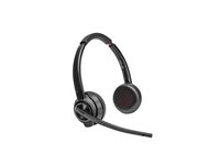 HP Poly Savi 8420 Office - Savi 8400 series - headset - på örat - DECT / Bluetooth - trådlös - aktiv brusradering - svart - Certifierad för Microsoft-teams 8L5B3AA#ABB