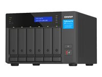 QNAP TVS-H674 - NAS-server - 6 fack - SATA 6Gb/s - RAID RAID 0, 1, 5, 6, 10, 50, JBOD, RAID TP, TM - RAM 32 GB - Gigabit Ethernet / 2.5 Gigabit Ethernet - iSCSI support TVS-H674-I5-32G