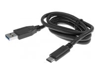 Insmat - USB-kabel - USB typ A (hane) till 24 pin USB-C (hane) - USB 3.1 - 1 m 133-1015
