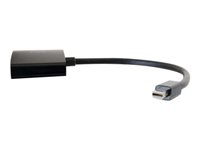 C2G 20cm Mini DisplayPort to HDMI or VGA Adapter Converter 4K UHD - Black - Videokort - Mini DisplayPort hane till HDMI, 15 pin D-Sub (DB-15) hona - 20.3 cm - skärmad - svart - stöd för 4K 80935