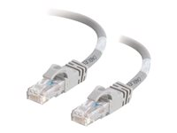 C2G Cat6 Booted Unshielded (UTP) Network Patch Cable - Patch-kabel - RJ-45 (hane) till RJ-45 (hane) - 50 m - UTP - CAT 6 - formpressad, hakfri, tvinnad - grå 83376