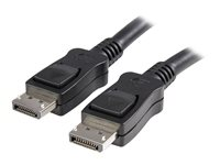 StarTech.com DisplayPort 1.2-kabel med lås ? certifierad, 3 m - DisplayPort-kabel - DisplayPort (hane) till DisplayPort (hane) - 3 m - sprintlåsning - svart - för P/N: DK31C3HDPDUE, DKM30CHDPD, DKM30CHDPDUE, KITBXAVHDPEU, KITBXAVHDPNA, KITBXAVHDPUK DISPLPORT10L