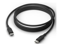 dbramante1928 IT - USB-kabel - 24 pin USB-C till 24 pin USB-C - 2 m - upp till 100W laddningskraft - svart CB20CCBL4389