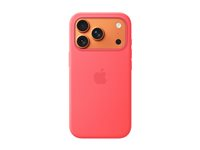 Apple - Baksidesskydd för mobiltelefon - MagSafe-kompatibilitet - silikon - ljus guava - för iPhone 17 Pro MHW04ZM/A