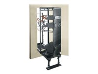 Middle Atlantic AX-SXR AX-SXR-24 - Rack - svart pulverlack - 24U - 19" AX-SXR-24