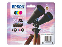 Epson 502XL Multipack - 4-pack - gul, cyan, magenta, svartfärgad - original - formbar - bläckpatron - för Expression Home XP-5100, 5105, 5150, 5155; WorkForce WF-2860, 2865, 2880, 2885 C13T02W64510