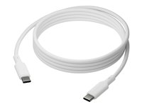 dbramante1928 IT - USB-kabel - 24 pin USB-C till 24 pin USB-C - 2 m - upp till 100W laddningskraft CB20CCWH7241