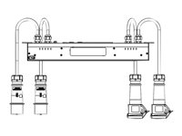 Eaton ePDU EILB24 - Kraftdistributionsenhet (kan monteras i rack) - AC 230 V - 4 kW - Ethernet, serial - ingång: IEC 60309 32A - utgångskontakter: 2 (IEC 60309 32A) - svart EILB24