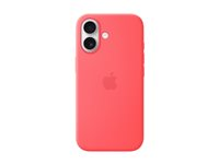 Apple - Baksidesskydd för mobiltelefon - MagSafe-kompatibilitet - silikon - ljus guava - för iPhone 17 MHVQ4ZM/A