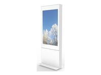 HI-ND Single Totem Exclusive - Ställ - för platt panel - vit - skärmstorlek: 55" - golvstående ST5500-5001-01