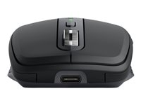 Logitech MX Anywhere 3S for Business - Mus - högerhänt - optisk - 6 knappar - trådlös - Bluetooth - Logitech Logi Bolt USB-mottagare - grafit 910-006958