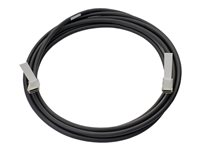 HPE Direct Attach Cable - Direktkopplingskabel - QSFP+ till QSFP+ - 3 m - dubbelaxlad 720199-B21