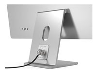 Compulocks Universal Tablet Lock with Keyed Cable Lock - Säkerhetssats för mobiltelefon, surfplatta - silver CL15UTL