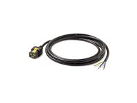 APC - Strömkabel - IEC 60320 C19 till fast 3-trådig - AC 240 V - 16 A - 3 m - svart - för P/N: SMT1500CUS, SMX1500RM2UCNCUS, SMX1500RM2UCUS, SRT1500XLI, SRT2200XLI-KR AP8759
