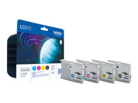 Brother LC970 Value Pack - 4-pack - svart, gul, cyan, magenta - original - bläckpatron - för Brother DCP-135C, DCP-150C, DCP-153C, MFC-235C, MFC-260C LC970VALBPDR