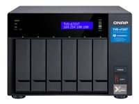 QNAP TVS-672XT - NAS-server - 6 fack - SATA 6Gb/s - RAID RAID 0, 1, 5, 6, 10, 50, JBOD - RAM 8 GB - Gigabit Ethernet / 10 Gigabit Ethernet / Thunderbolt 3 - iSCSI support TVS-672XT-I3-8G