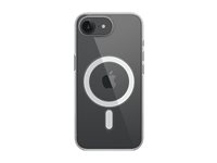 Apple - Baksidesskydd för mobiltelefon - MagSafe-kompatibilitet - polykarbonat - klar - för iPhone 17e MHWC4ZM/A